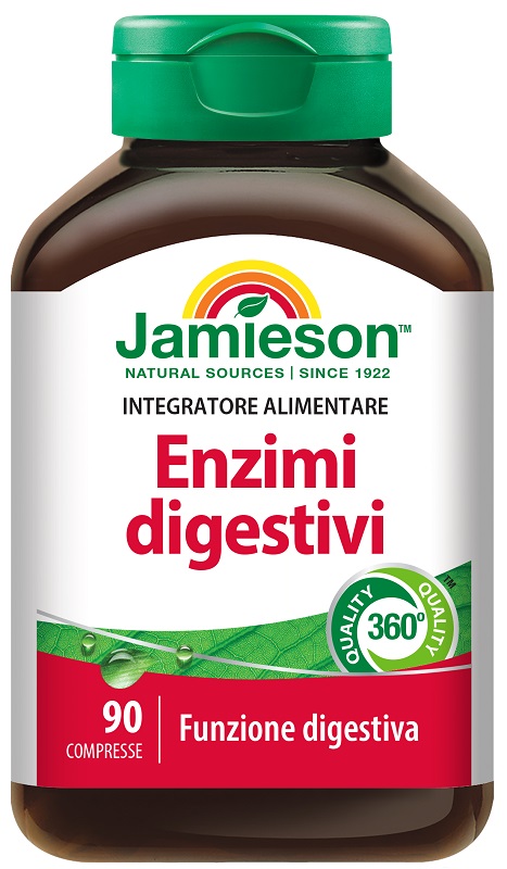 JAMIESON ENZIMI DIGESTIVI 90 COMPRESSE - Farmamood