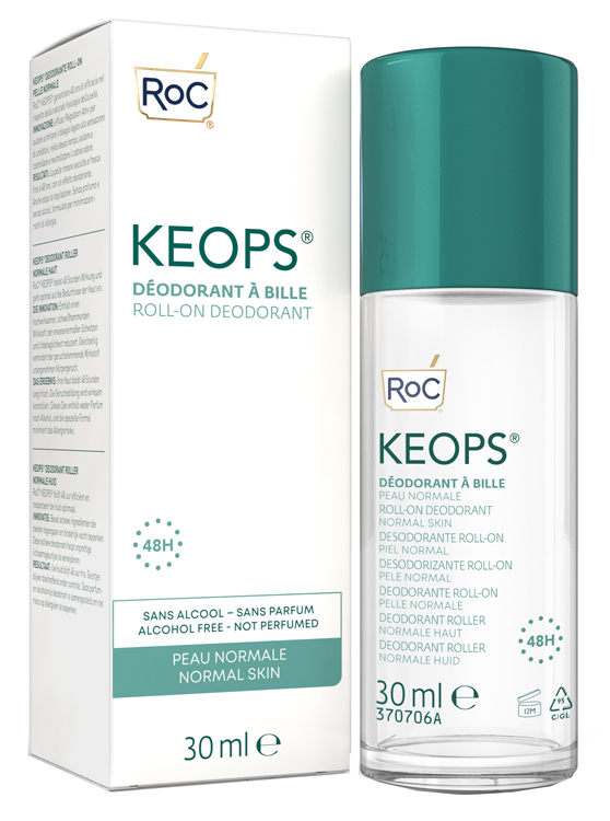 ROC KEOPS DEODORANTE ROLL-ON 48H 30 ML - Farmamood
