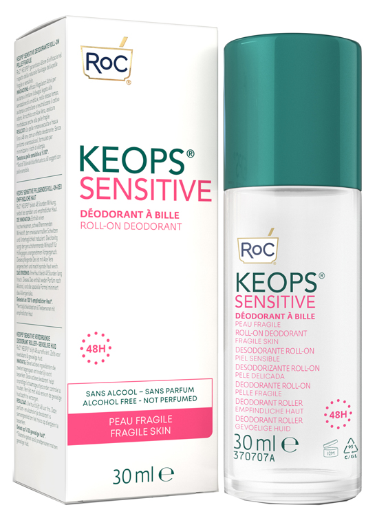 ROC KEOPS DEODORANTE ROLL-ON 48H SENSITIVE 30 ML - Farmamood