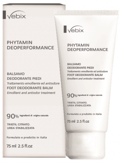 VEBIX PHYTAMIN E DEO PERFORMANCE BALSAMO PIEDI 24H-75ML - Farmamood