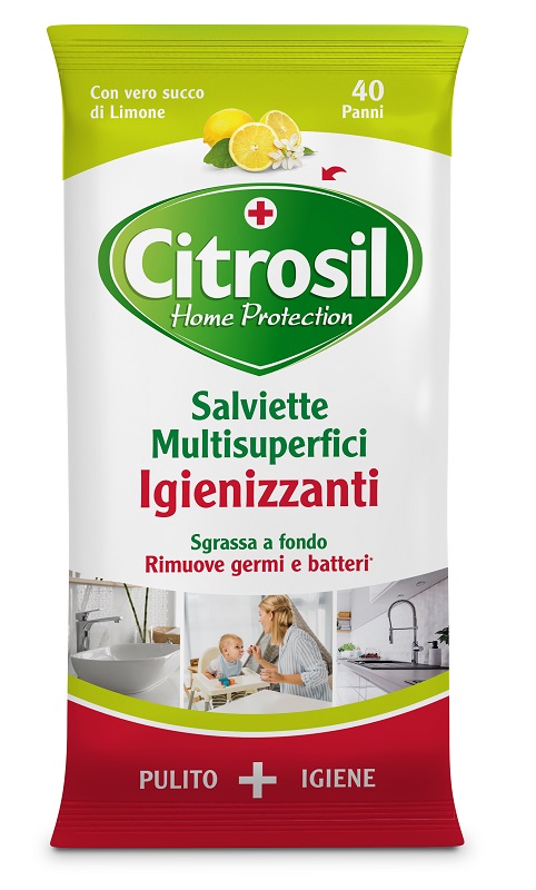 CITROSIL SALVIETTE IGIENIZZANTI LIMONE 40 PEZZI - Farmamood