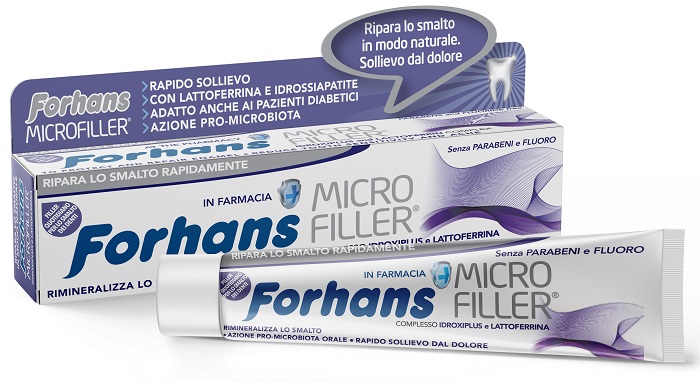 FORHANS DENTIFRICIO MICROFILLER PROTEZIONE SMALTO 75 ML - Farmamood