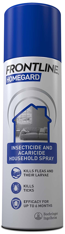 FRONTLINE HOMEGARD SPRAY INSETTICIDA E ACARICIDA USO DOMESTICO 250 ML - Farmamood
