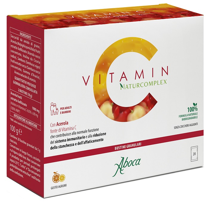 VITAMIN C NATURCOMPLEX 20 BUSTINE - Farmamood