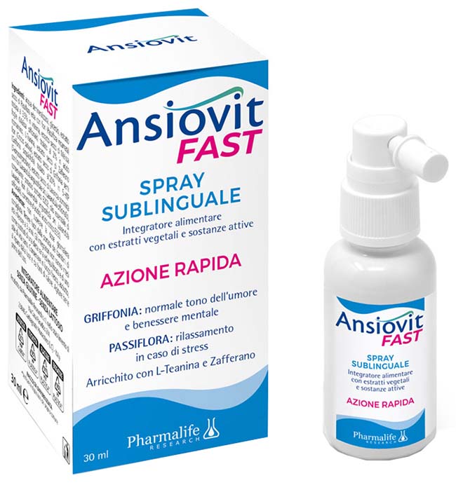 ANSIOVIT FAST SPRAY SUBLINGUALE 30 ML - Farmamood