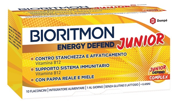 BIORITMON ENERGY DEFEND JUNIOR 10 FLACONCINI 10 ML - Farmamood