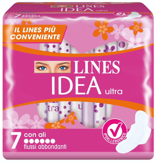 LINES IDEA ULTRA FLUSSI ABBONDANTI 7 PEZZI - Farmamood
