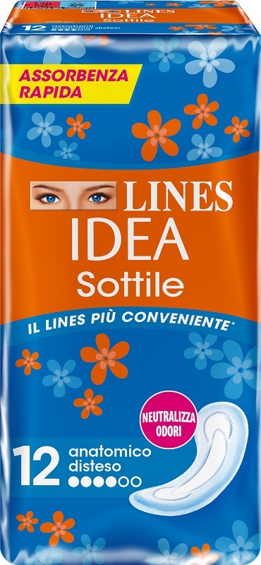 LINES IDEA SOTTILI ANATOMICI 12 PEZZI - Farmamood