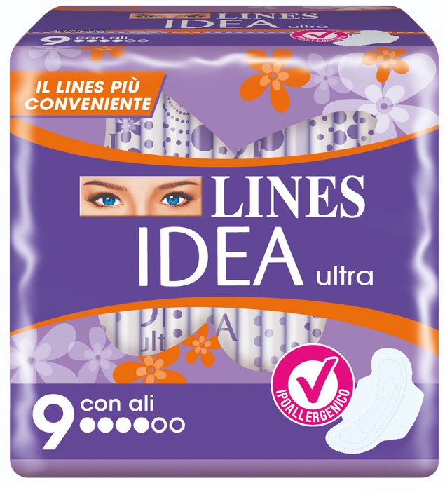 LINES IDEA ULTRA GIORNO ALI 9 PEZZI - Farmamood