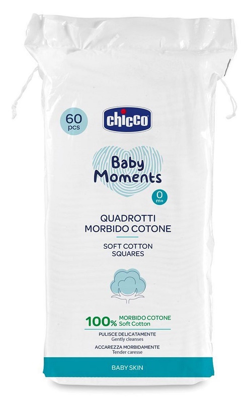 CHICCO BABY MOMENTS QUADROTTI 60 PEZZI - Farmamood