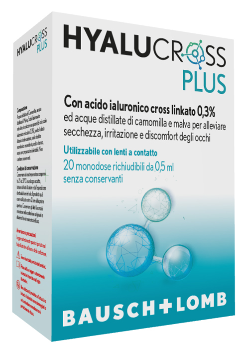 HYALUCROSS PLUS 20 FLACONCINI MONODOSE DA 0,5 ML - Farmamood