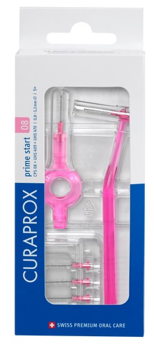 CURAPROX CPS 08 SCOVOLINO PRIME START 08 PINK 5 PEZZI - Farmamood