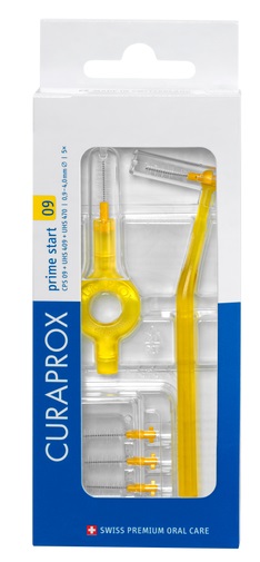 CURAPROX CPS 09 SCOVOLINO PRIME START 09 YELLOW 5 PEZZI - Farmamood