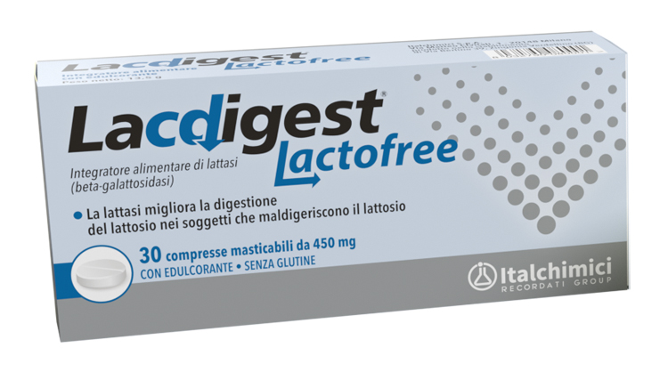 LACDIGEST LACTOFREE 30 COMPRESSE MASTICABILI - Farmamood