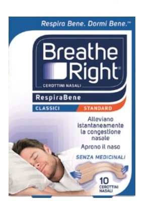 CEROTTI NASALI BREATH RIGHT CLASSICI 10 PEZZI - Farmamood