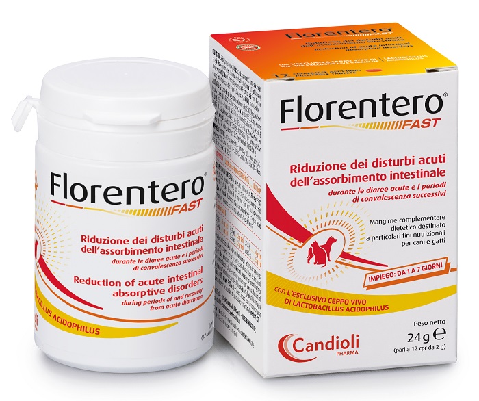 FLORENTERO FAST BARATTOLO DA 12 COMPRESSE APPETIBILI DA 2 G - Farmamood
