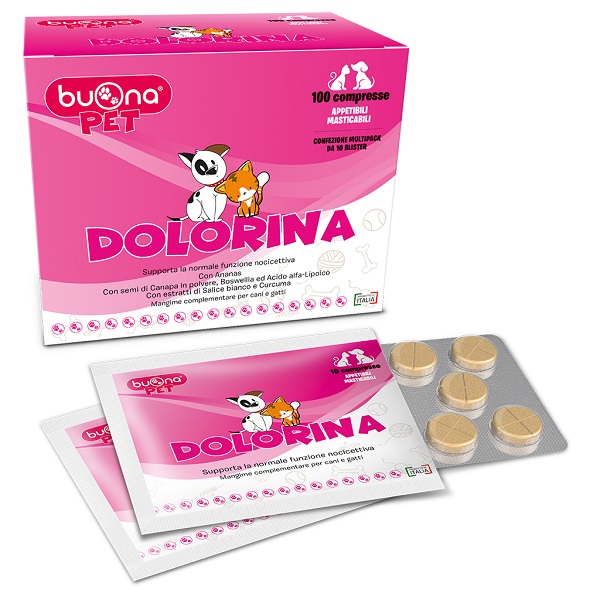 DOLORINA 100 COMPRESSE MASTICABILI - Farmamood