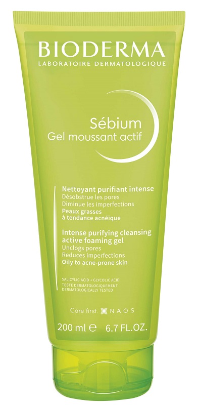 SEBIUM GEL MOUSSANT ACTIF 200 ML - Farmamood