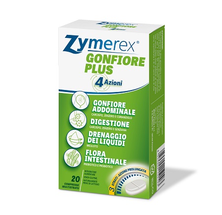 ZYMEREX GONFIORE PLUS 20 COMPRESSE - Farmamood