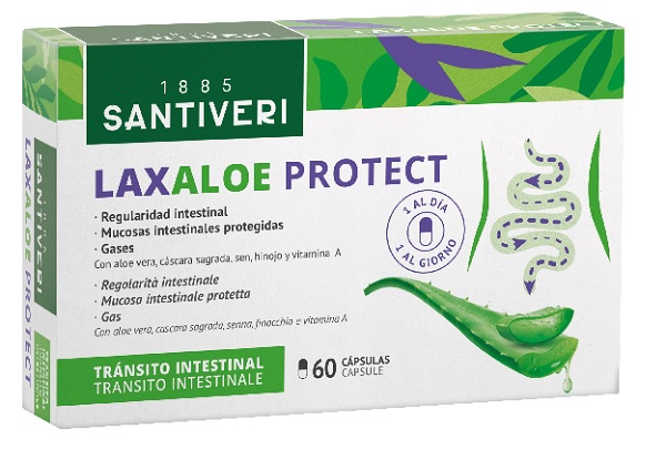 LAXALOE PROTECT 60 CAPSULE VEGETALI - Farmamood