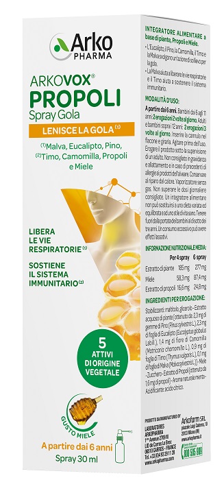 ARKOVOX PROPOLI SPRAY 30 ML - Farmamood