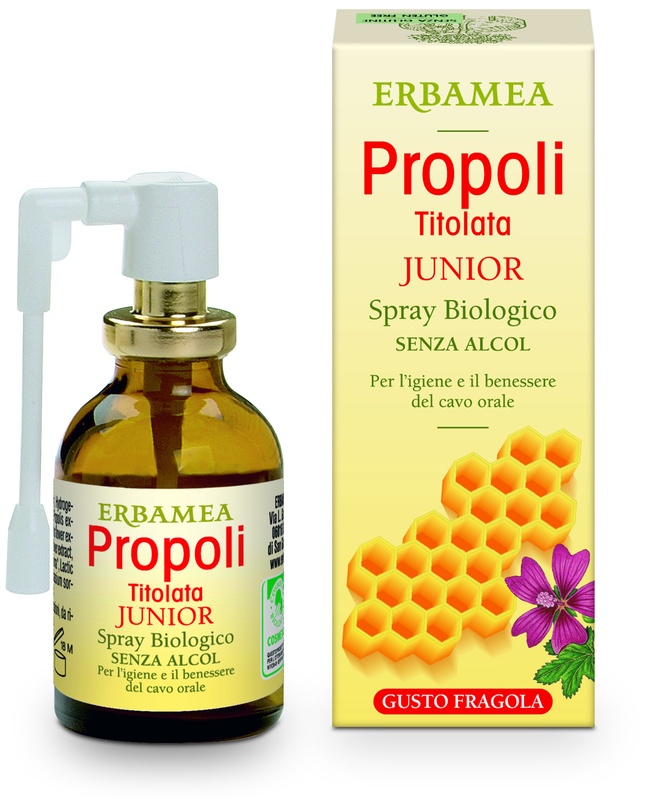 PROPOLI TITOLATA SPRAY JUNIOR BIOLOGICO 20 ML - Farmamood