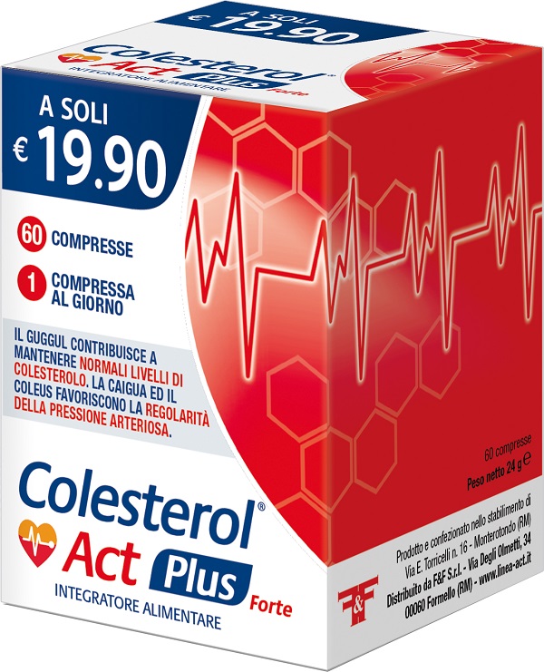 COLESTEROL ACT PLUS FORTE 60 COMPRESSE - Farmamood