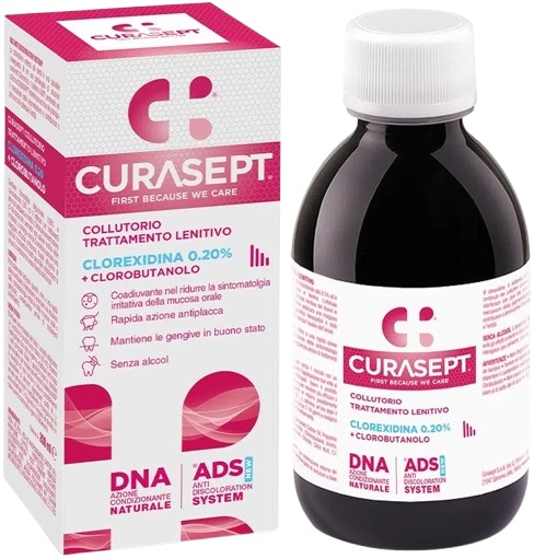 CURASEPT COLLUTORIO ADS DNA TRATTAMENTO LENITIVO 200 ML - Farmamood