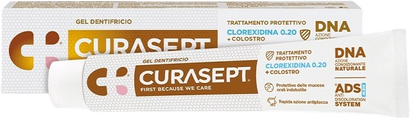 CURASEPT GEL DENTIFRICIO ADS DNA TRATTAMENTO PROTETTIVO 75 ML - Farmamood