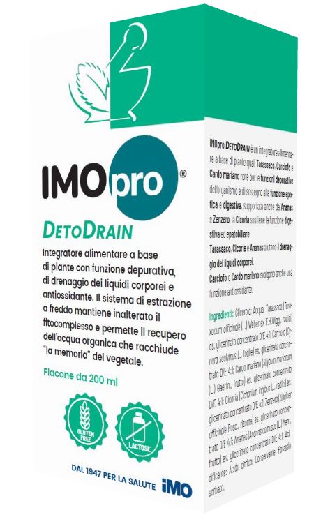 IMOPRO DETODRAIN 200 ML - Farmamood