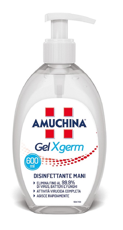 AMUCHINA GEL X-GERM DISINFETTANTE MANI 600 ML IT - Farmamood