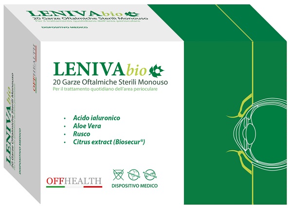 GARZE OFTALMICHE LENIVA BIO 20 PEZZI - Farmamood
