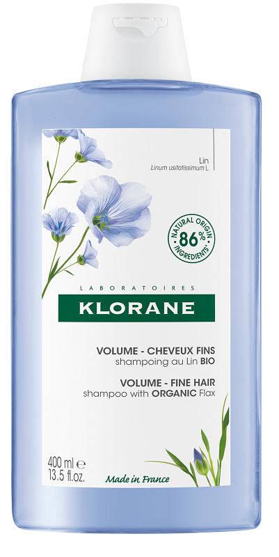 KLORANE SHAMPOO VOLUME FINE HAIR CON LINO 400 ML - Farmamood