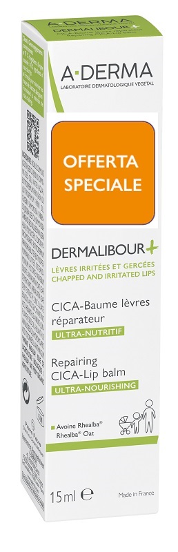 DERMALIBOUR + CICA BALSAMO LABBRA 15 ML - Farmamood