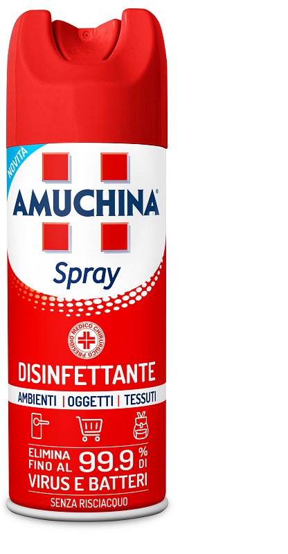 AMUCHINA SPRAY AMBIENTI OGGETTI TESSUTI 400 ML - Farmamood