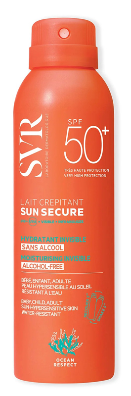 SUN SECURE LAIT CREPITANT SPF50+ 200 ML - Farmamood