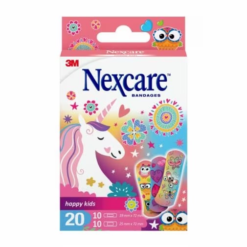 CEROTTO NEXCARE HAPPY KIDS MAGIC BAMBINE 20 PEZZI - Farmamood