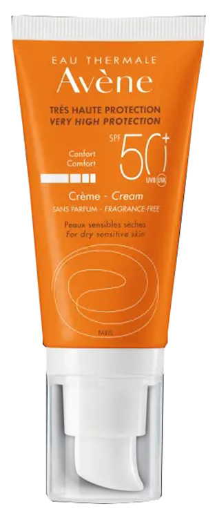 AVENE SOL CREMA SPF50+ SENZA PROFUMO NUOVA FORMULA 50 ML - Farmamood
