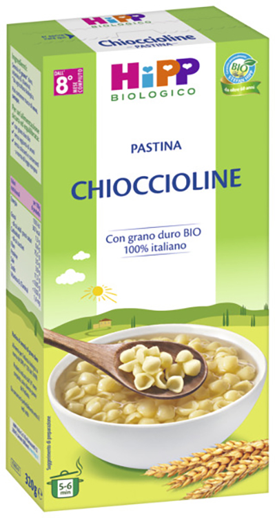 HIPP BIO PASTINA CHIOCCIOLINE 320 G - Farmamood