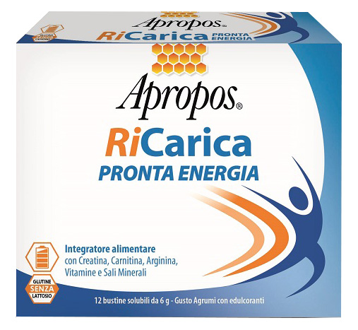 APROPOS RICARICA PRONTA ENERGIA 12 BUSTINE 6 G - Farmamood