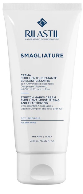 RILASTIL SMAGLIATURE CREMA EMOLLIENTE IDRATANTE ED ELASTICIZZANTE 200 ML - Farmamood