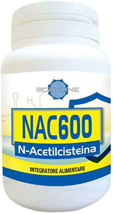 NAC 600 N-ACETILCISTEINA 60 CAPSULE - Farmamood