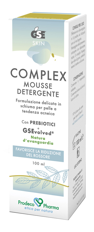 GSE SKIN COMPLEX MOUSSE DETERGENTE PELLE A TENDENZA ACNEICA 100 ML - Farmamood