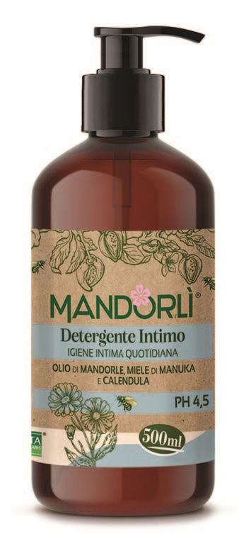 MANDORLI DETERGENTE INTIMO IGIENE INTIMA QUOTIDIANA 500 ML - Farmamood