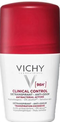 VICHY DEODORANTE CLINICAL CONTROL 96H ROLL 50 ML - Farmamood