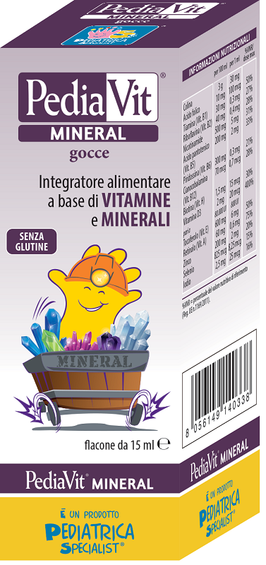 PEDIAVIT MINERAL GOCCE 15 ML - Farmamood