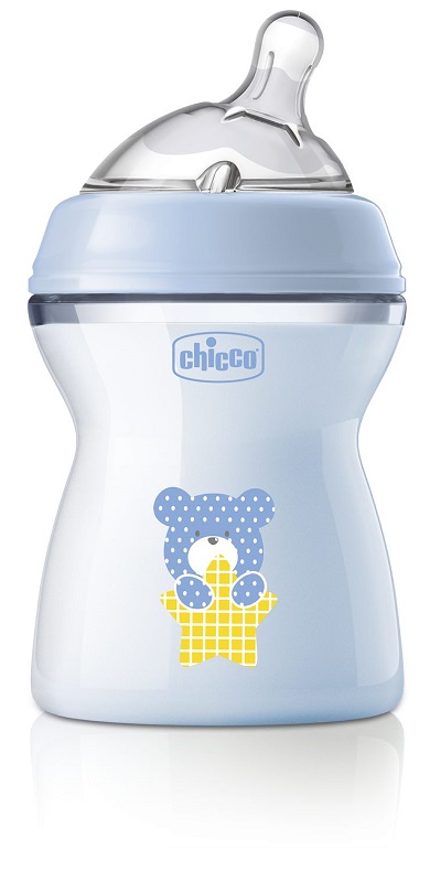 CHICCO BIBERON NAT FEEL PP 2M+ 250 ML BIMBO - Farmamood