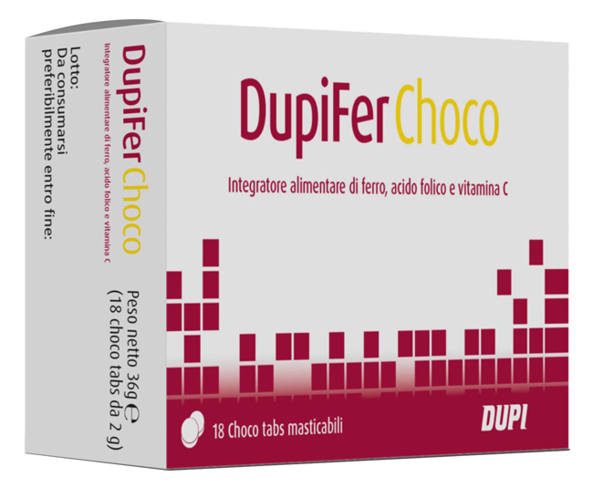 DUPIFER CHOCO 18 CHOCO TABS - Farmamood