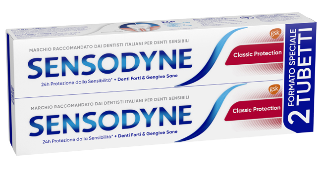 SENSODYNE CLASSICO PROTECTION 2 X 75 ML - Farmamood