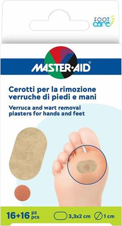 CEROTTO VERRUCHE PIEDI/MANI 16 PEZZI - Farmamood